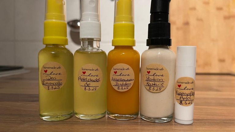 Grüne Kosmetik Produkte, Foto von Anna Edlich